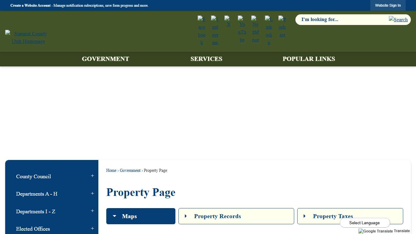 Property Page Summit County, UT - Official Website
